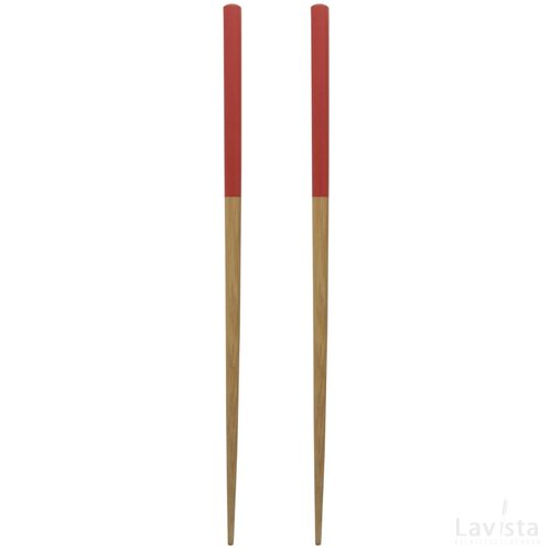 Sinicus Bamboe Eetstokjes Rood