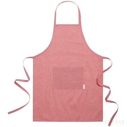 Pissek Katoenen Schort Rood