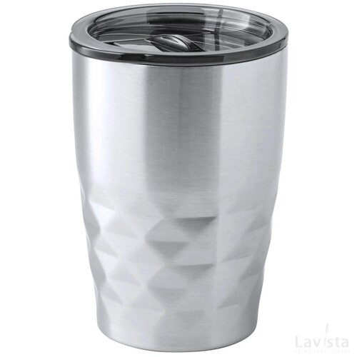 Blur Koper Geïsoleerde Thermobeker Zilver