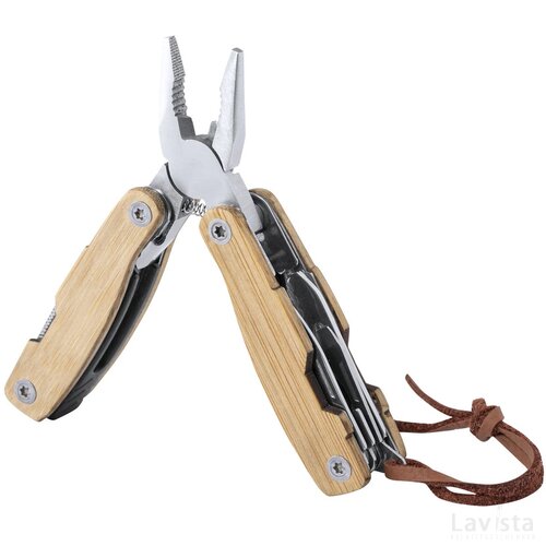 Bamboe multitool met 12 functies Naturel