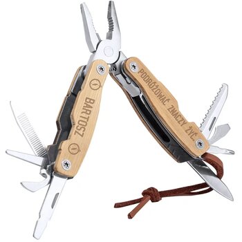 Bamboe Multitool Met 12 Functies Naturel Bamboe Multitool Met 12 Functies Naturel