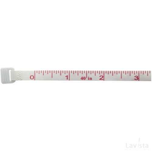 Meetlint in rolbandmaat Wit