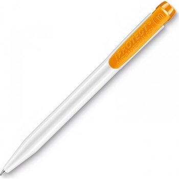 Balpen IProtect hardcolour wit / oranje
