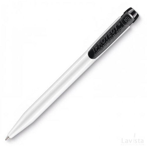 Balpen IProtect hardcolour wit / zwart