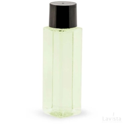 Douchgel en shampoo Made in Europe 50ml transparant zwart