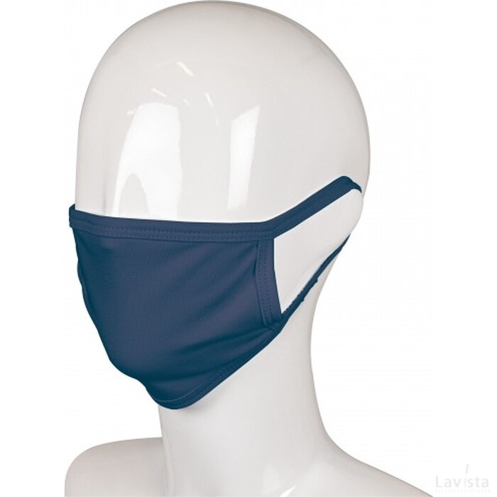 Herbruikbaar gezichtsmasker Made in Europe donker blauw