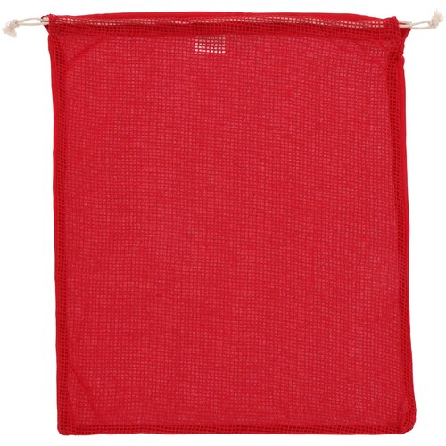Herbruikbaar groente & fruit zakje OEKO-TEX® katoen 40x45cm rood