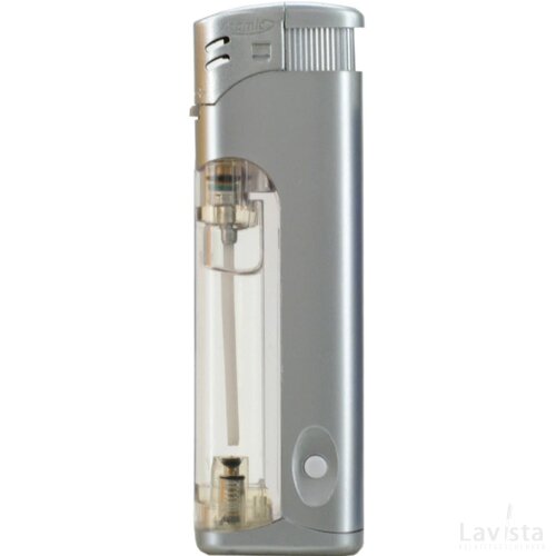 Aansteker Atomic light & fire zilver