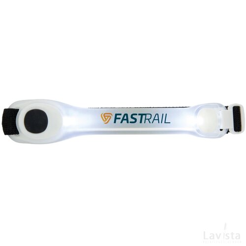 Veiligheids LED armband wit, zwart