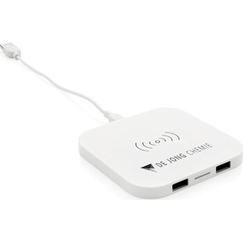 Draadloos 5W oplaadstation wit