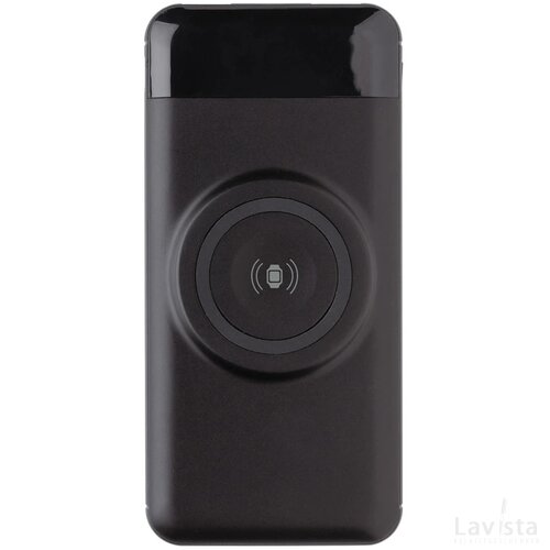 10.000 mAh draadloze powerbank met smart watch lader zwart