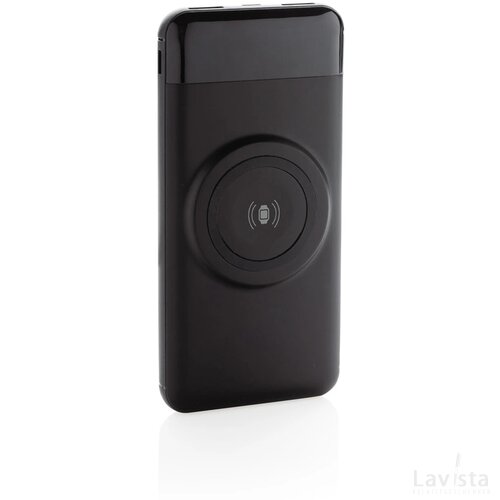 10.000 mAh draadloze powerbank met smart watch lader zwart