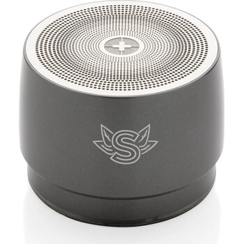 Swiss Peak 5W draadloze bass speaker grijs, grijs