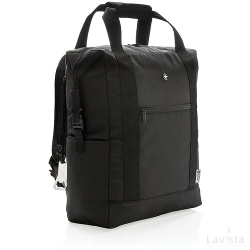 Swiss Peak koeldraagtas/rugzak PVC vrij zwart