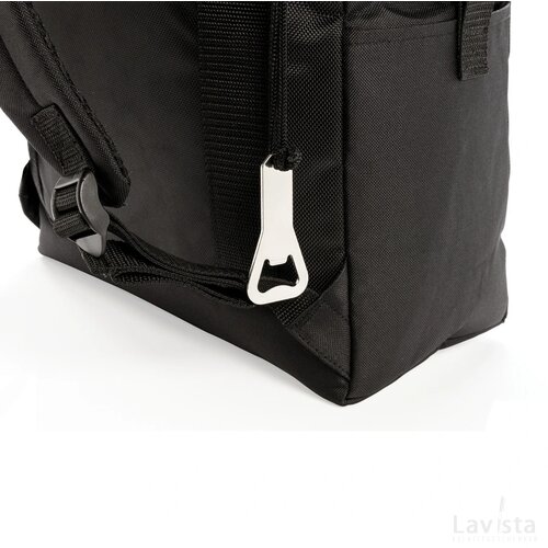 Swiss Peak koeldraagtas/rugzak PVC vrij zwart
