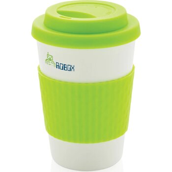 Herbruikbare koffiebeker 270ml groen