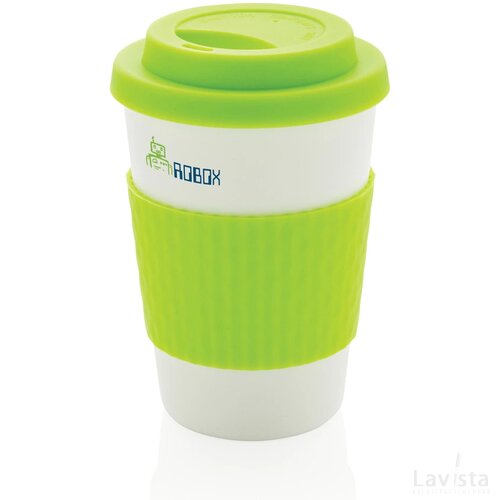 Herbruikbare koffiebeker 270ml groen