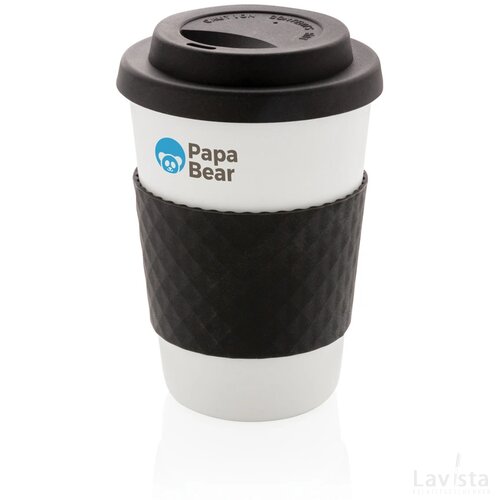 Herbruikbare koffiebeker 270ml zwart