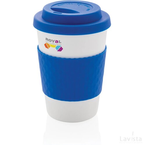 Herbruikbare koffiebeker 270ml blauw