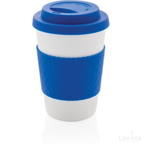 Herbruikbare koffiebeker 270ml blauw