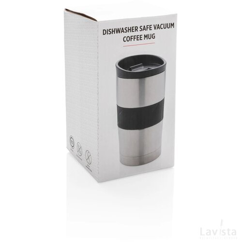 Vaatwasser bestendige koffiebeker zilver