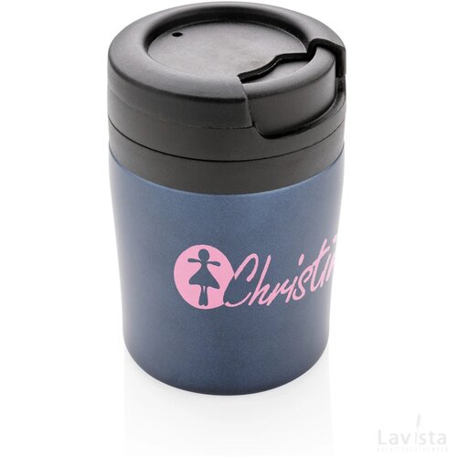 Coffee to go mok blauw