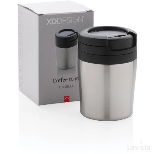 Coffee to go mok zilver
