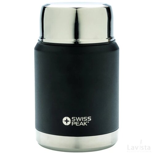Swiss Peak Elite copper vacuüm voedselcontainer zwart