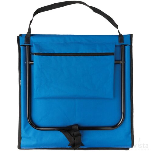 Opvouwbare strand loungestoel blauw