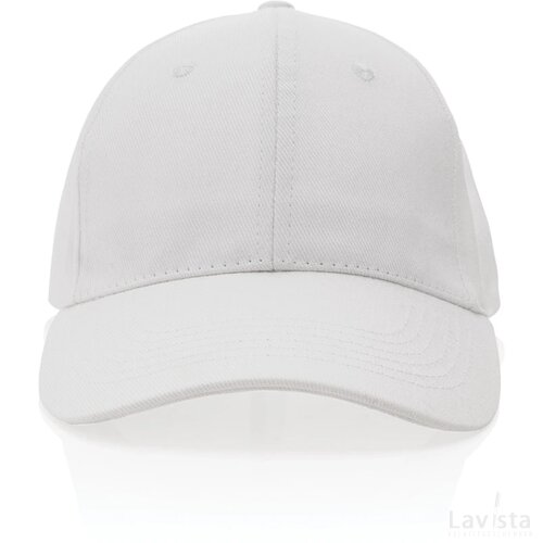 Impact AWARE™ 6 panel 280gr gerecycled katoenen cap wit