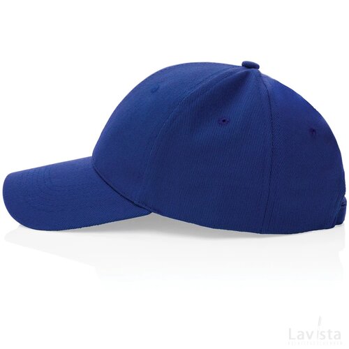 Impact AWARE™ 6 panel 280gr gerecycled katoenen cap blauw