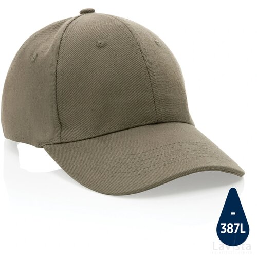 Impact AWARE™ 6 panel 280gr gerecycled katoenen cap groen