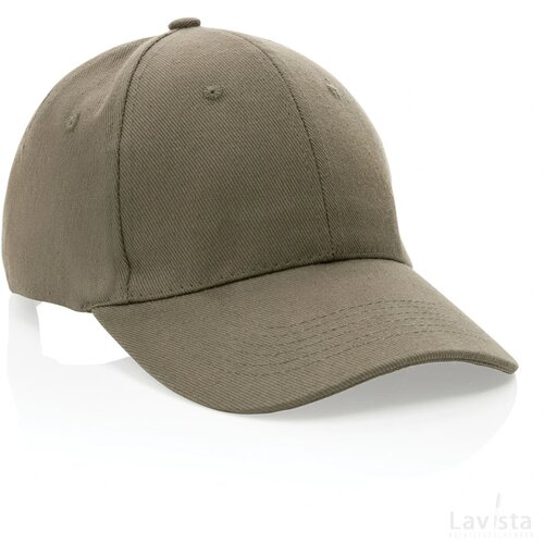 Impact AWARE™ 6 panel 280gr gerecycled katoenen cap groen