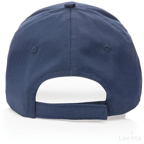 Impact AWARE™ 6 panel 190gr gerecycled katoenen cap donkerblauw
