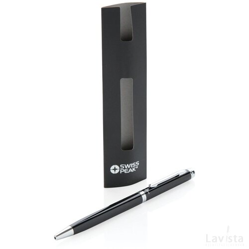 Luzern pen zwart, zilver