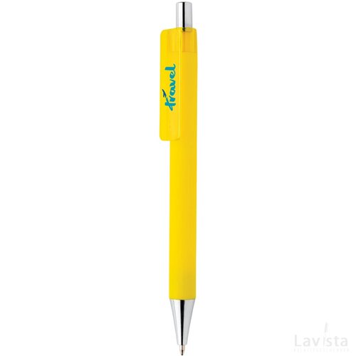 X8 smooth touch pen geel