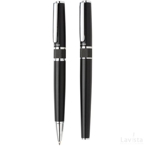 Swiss Peak deluxe pen set zwart