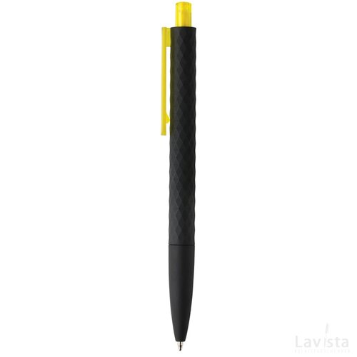 X3 zwart smooth touch pen geel, zwart