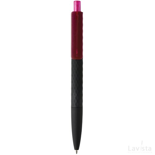 X3 zwart smooth touch pen roze, zwart