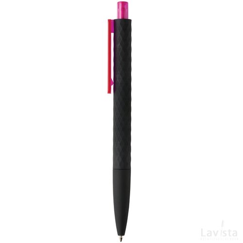 X3 zwart smooth touch pen roze, zwart