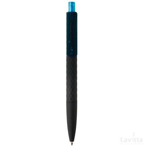 X3 zwart smooth touch pen blauw, zwart