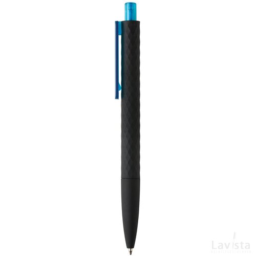 X3 zwart smooth touch pen blauw, zwart