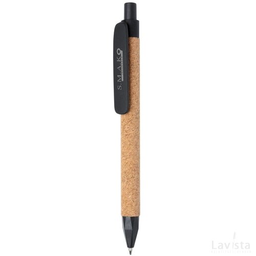 Write tarwestro en kurk pen zwart