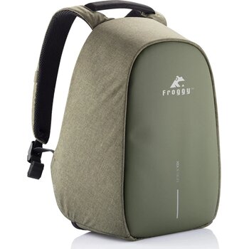 Bobby Hero Regular, anti-diefstal rugzak groen, zwart