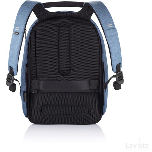 Bobby Hero Regular, anti-diefstal rugzak lichtblauw, zwart