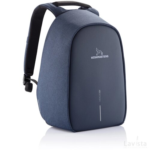 Bobby Hero Regular, anti-diefstal rugzak donkerblauw, zwart