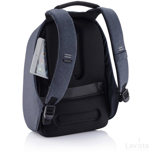 Bobby Hero Regular, anti-diefstal rugzak donkerblauw, zwart