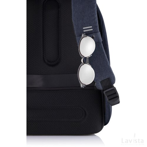 Bobby Hero Regular, anti-diefstal rugzak donkerblauw, zwart