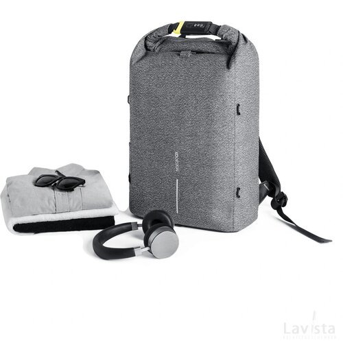 Urban, cut-proof anti-diefstal rugzak grijs, zwart