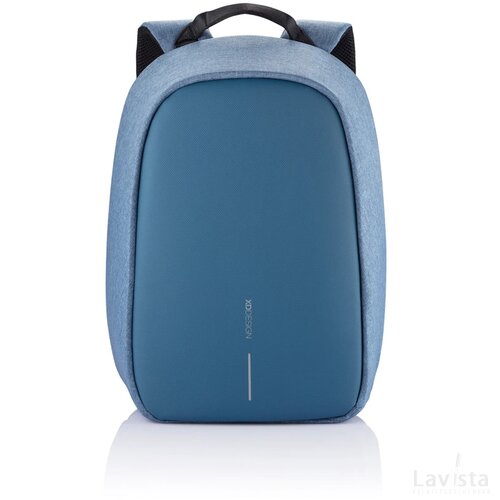 Bobby Hero Small, anti-diefstal rugzak lichtblauw, zwart